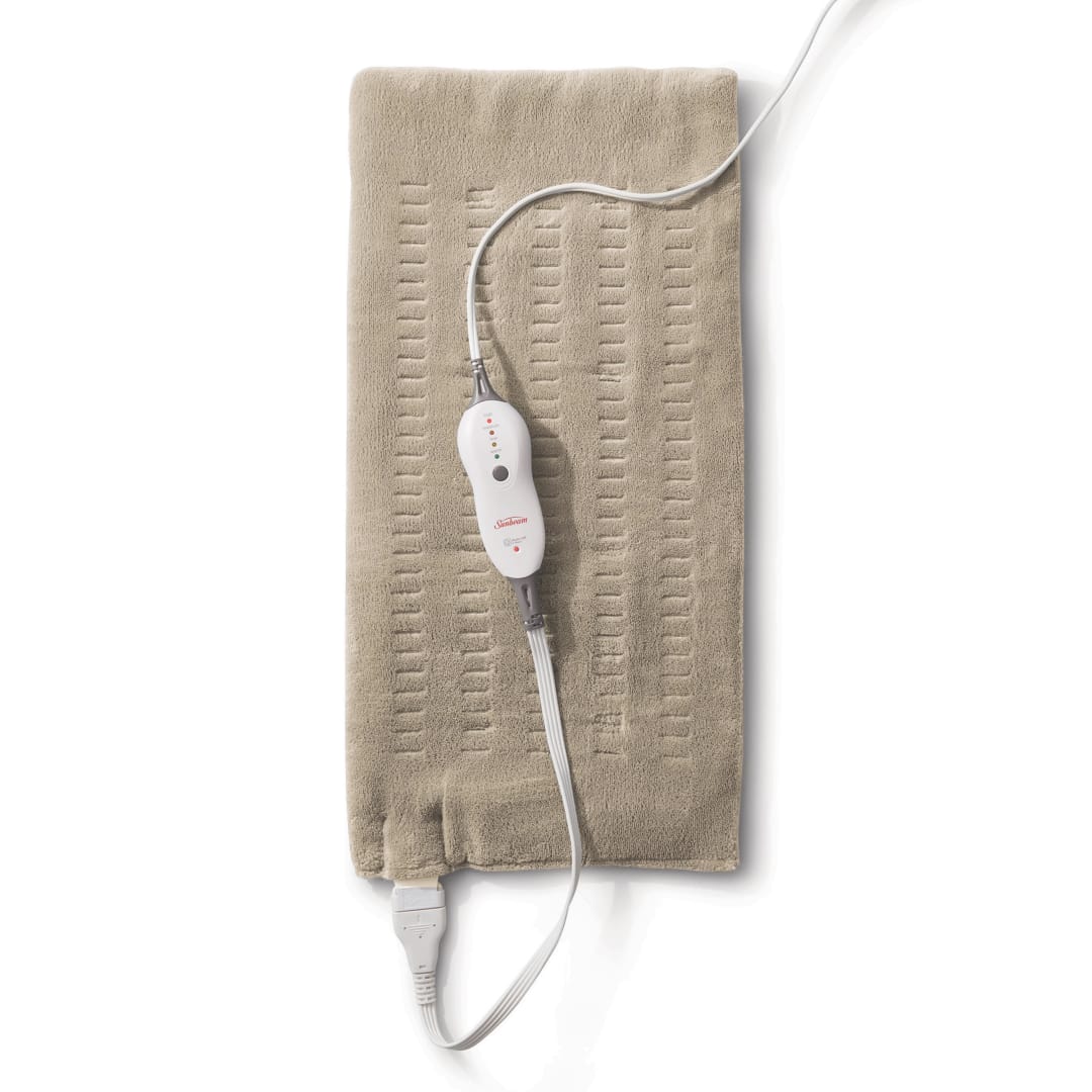 HEAT PAD SBMCN KNG PRM PLUSH.LED4HS.BEIG
