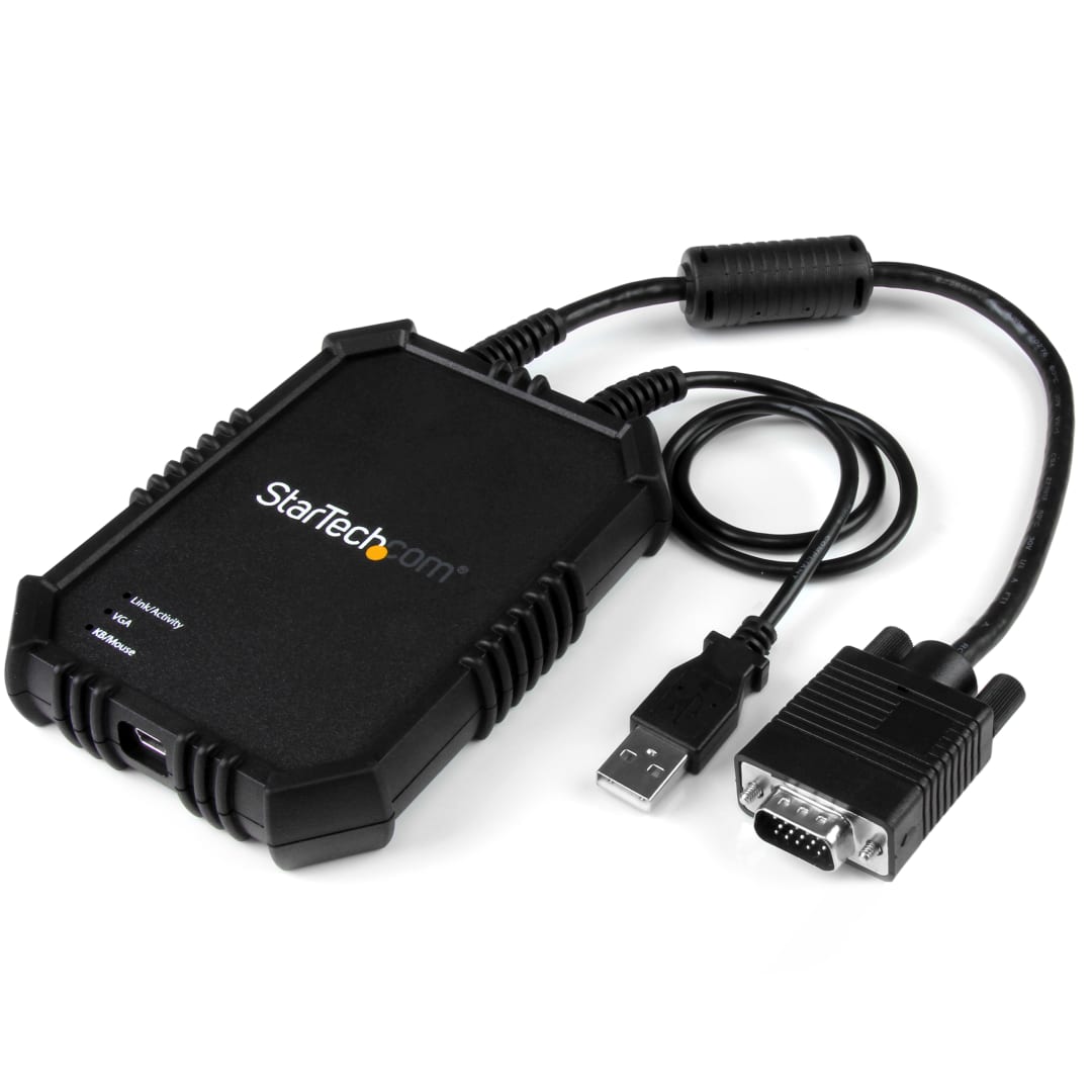 Portable KVM Console - VGA USB Crash Cart Adapter