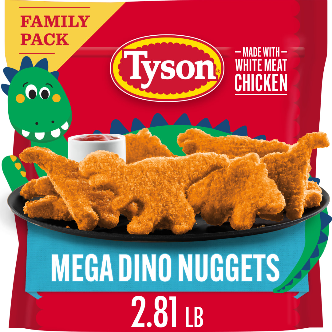 Tyson Frozen Mega Dino Nuggets Family Pack 2.81 lb