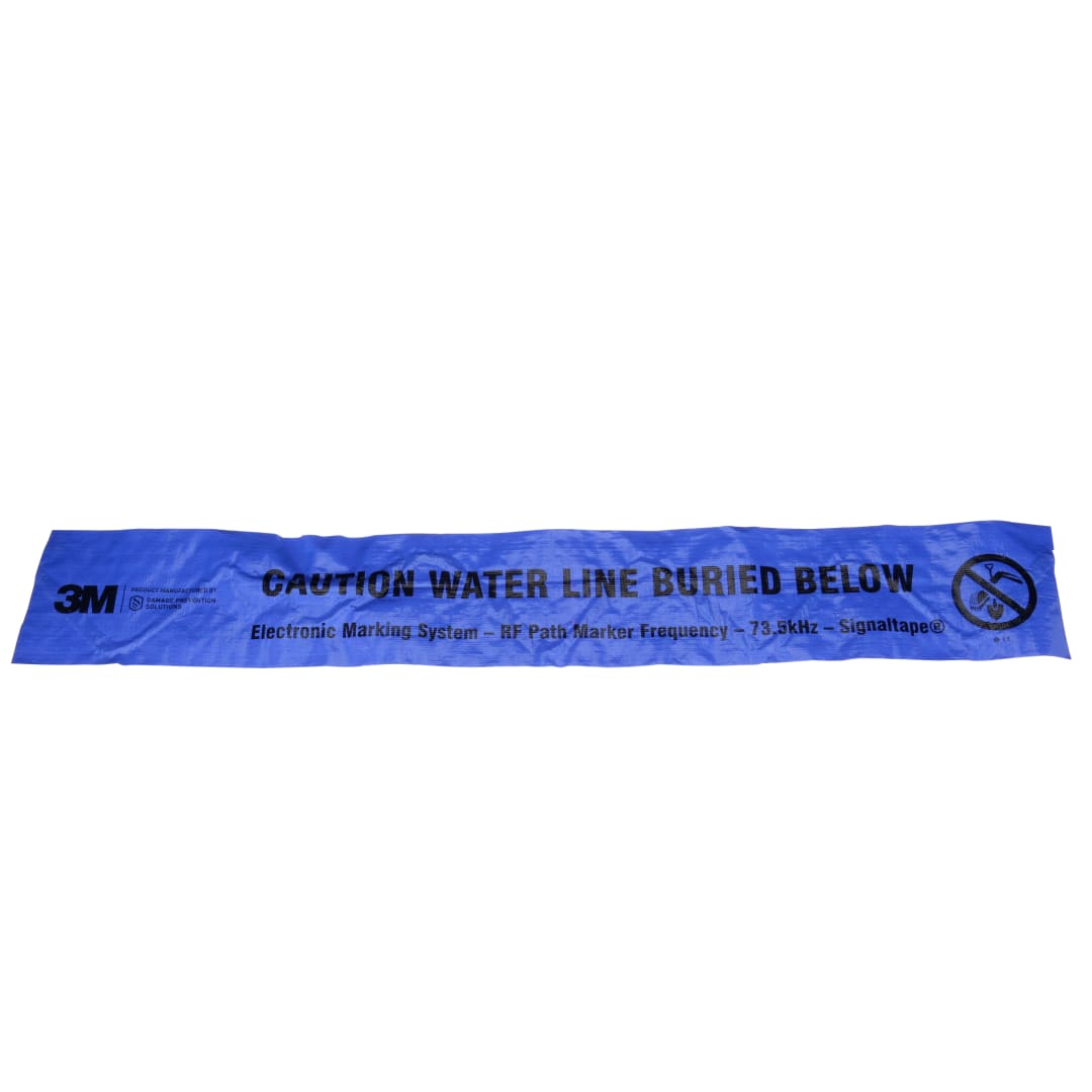3M™ Electronic Marking System (EMS) Gefahrenwarnband 7903, blau, 152 mm, Wasser, 152-m-Rolle, 1 Rolle pro Packung