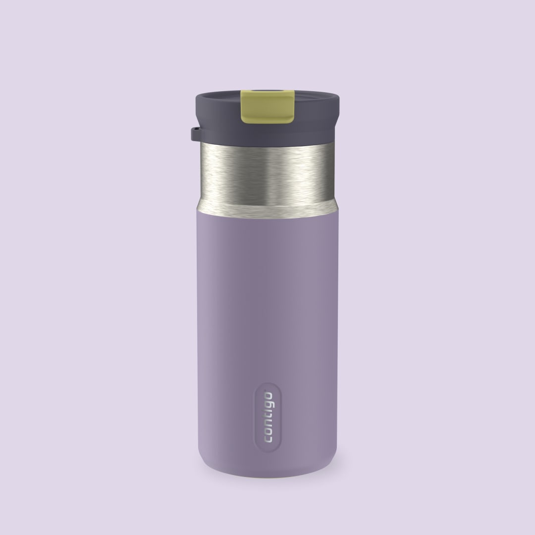 Contigo DualSip® 473 ml Botella Térmica Compacta de Acero Inoxidable a Prueba de Fugas con Tapa de Doble Uso