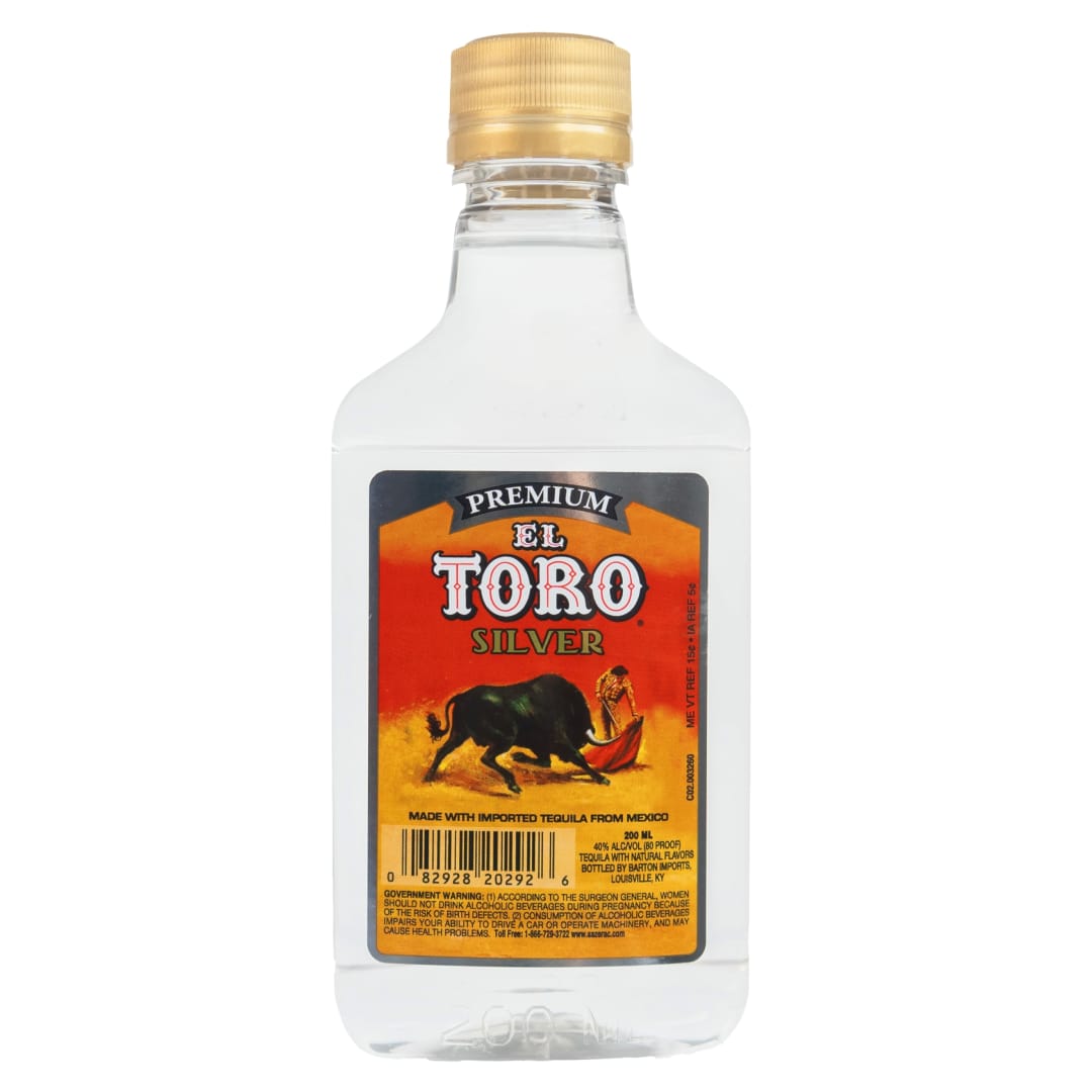 El Toro Silver Tequila 200ml 80 Proof