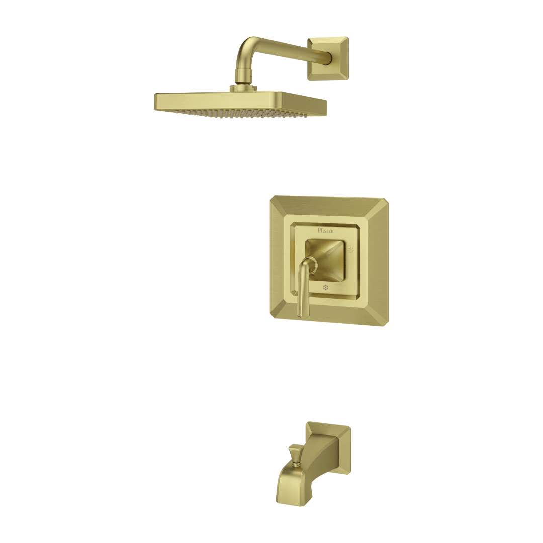 Park Avenue 1-Handle Tub & Shower Trim in Brushed Gold