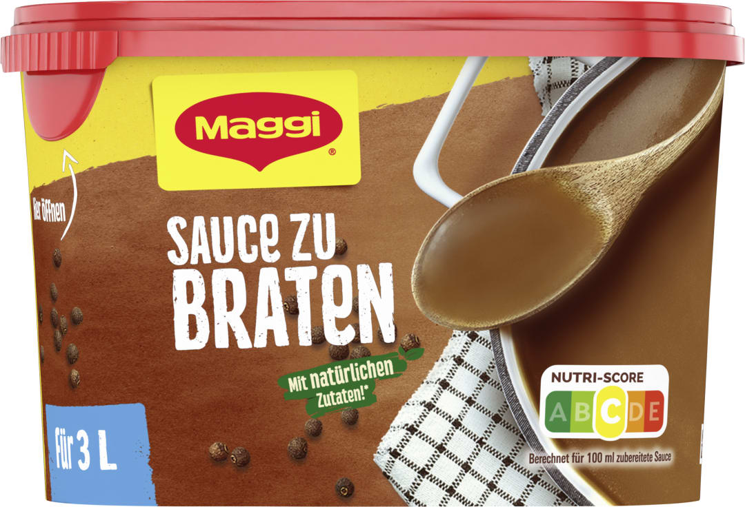 MAGGI Sauce zu Braten, ergibt 3 Liter