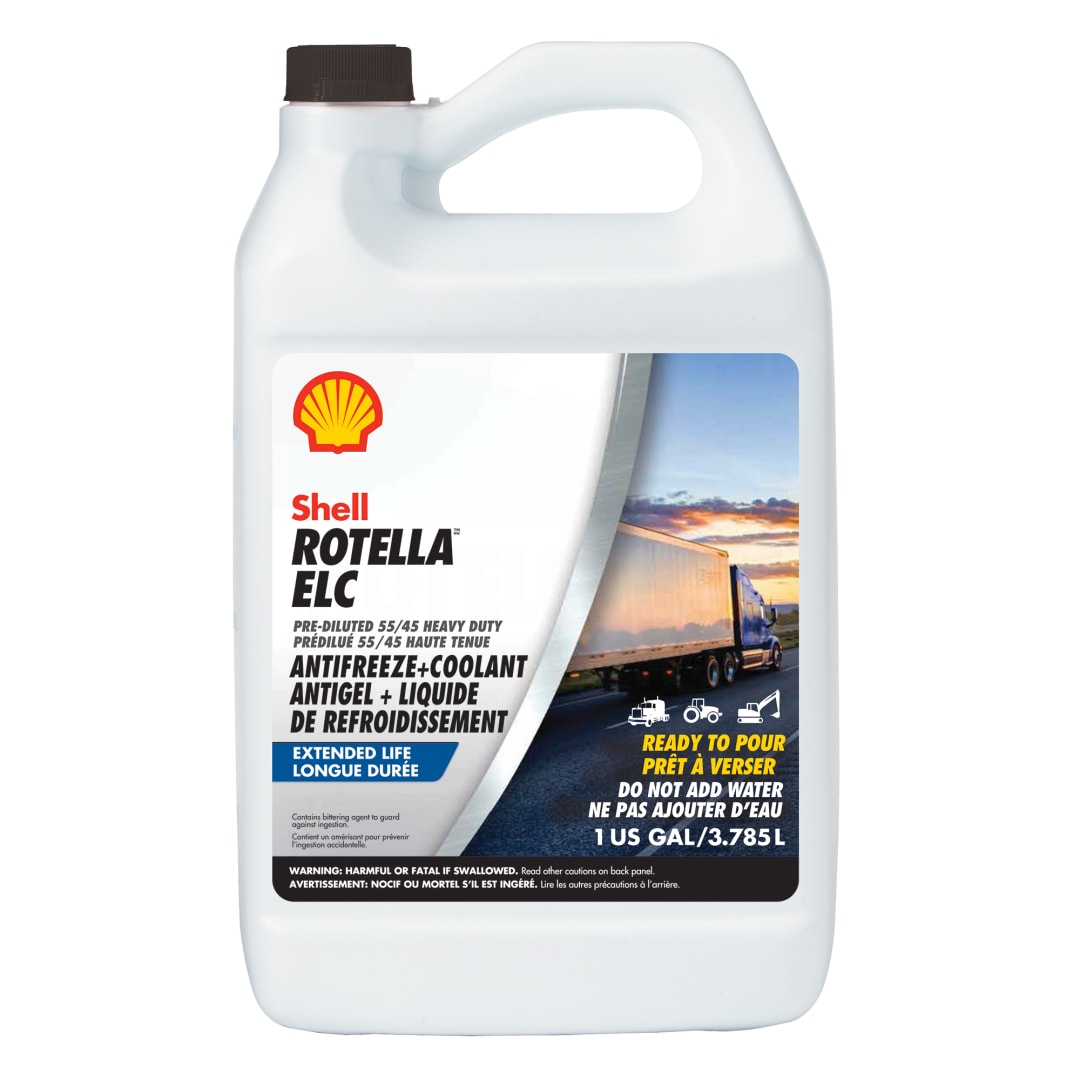 Shell Rotella Extended Life ELC Anti-Freeze + Coolant, Pre-Diluted 55/45, 1 Gallon
