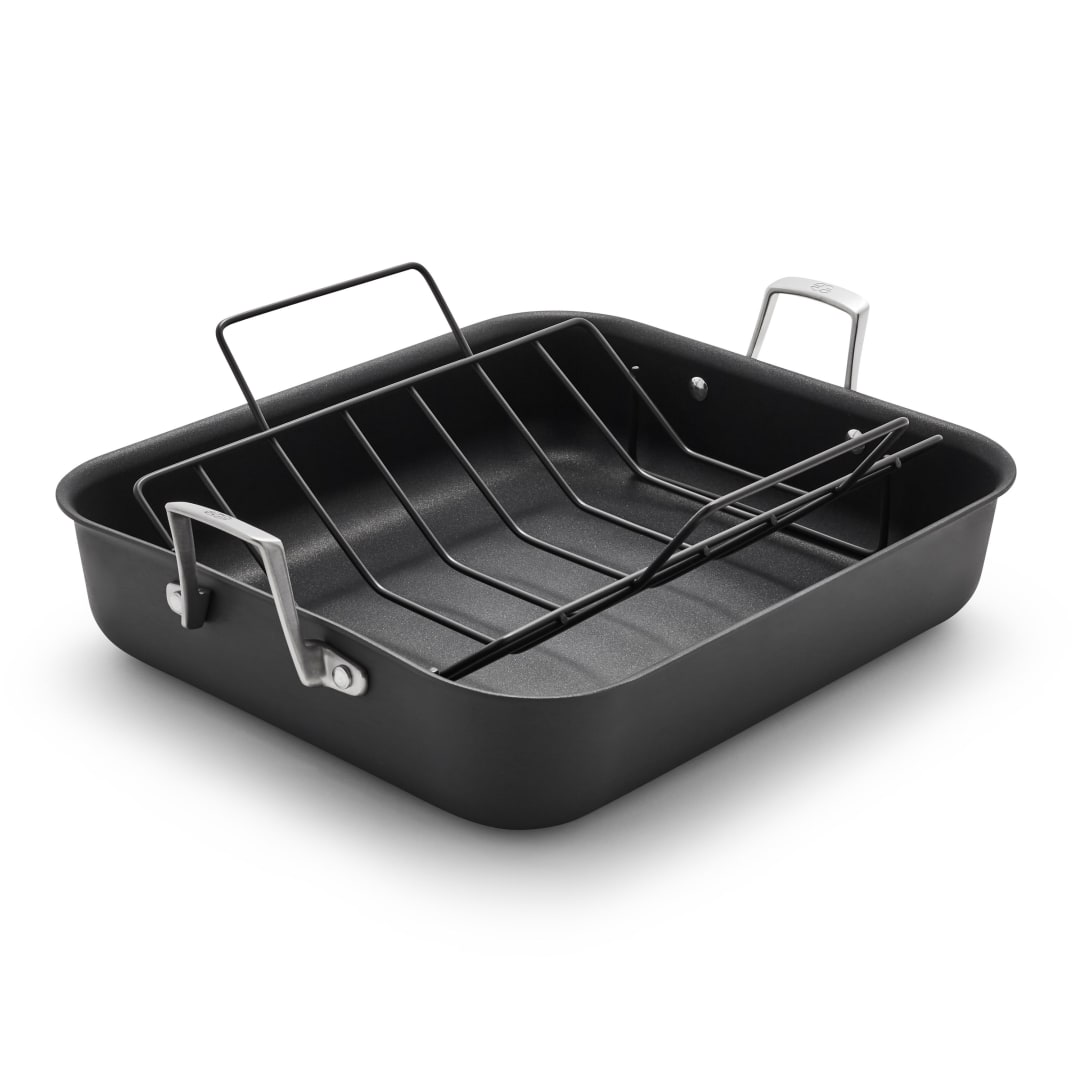 Calphalon® Premier™ Hard-Anodized Nonstick 16-Inch Roasting Pan with Rack