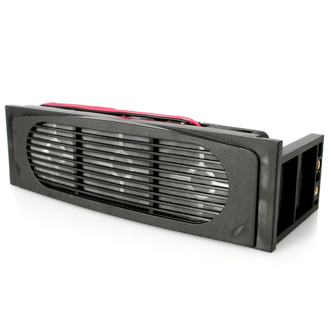 5.25" Black Drive Bay Hard Drive Cooler - 3 Fan