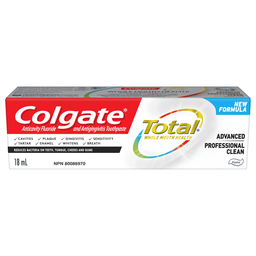 Colgate Total Advanced Professional Clean Toothpaste, 18 mL