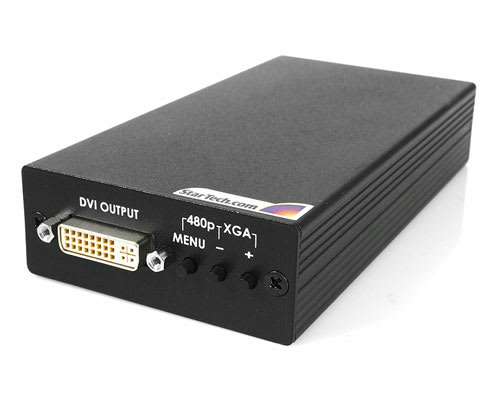 DVI-D to DVI-I PC/HD Video Converter/Scaler