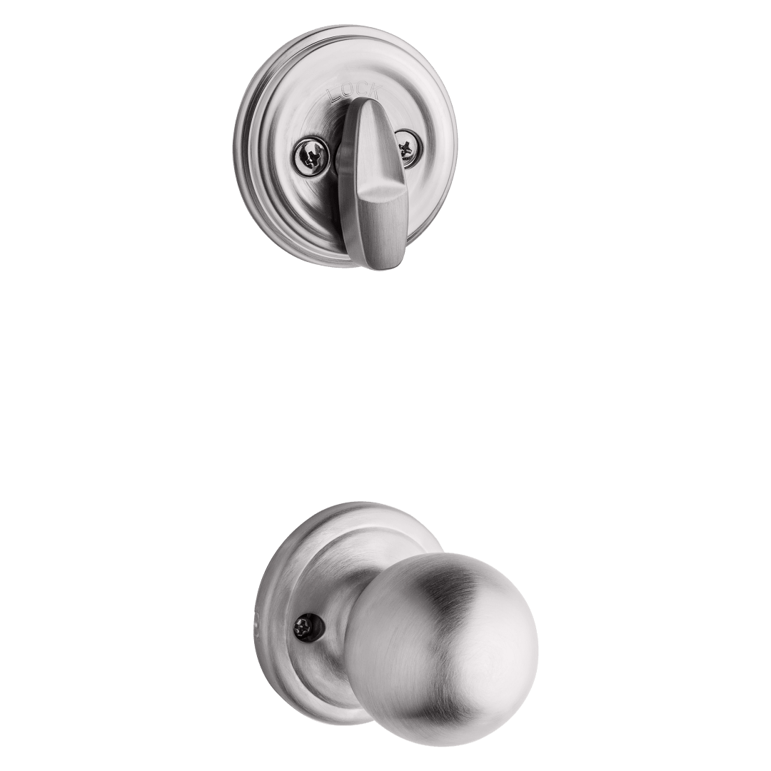 966 Single Cylinder Interior Pack w/Circa Knob for Signature Series Handlesets in Satin Chrome