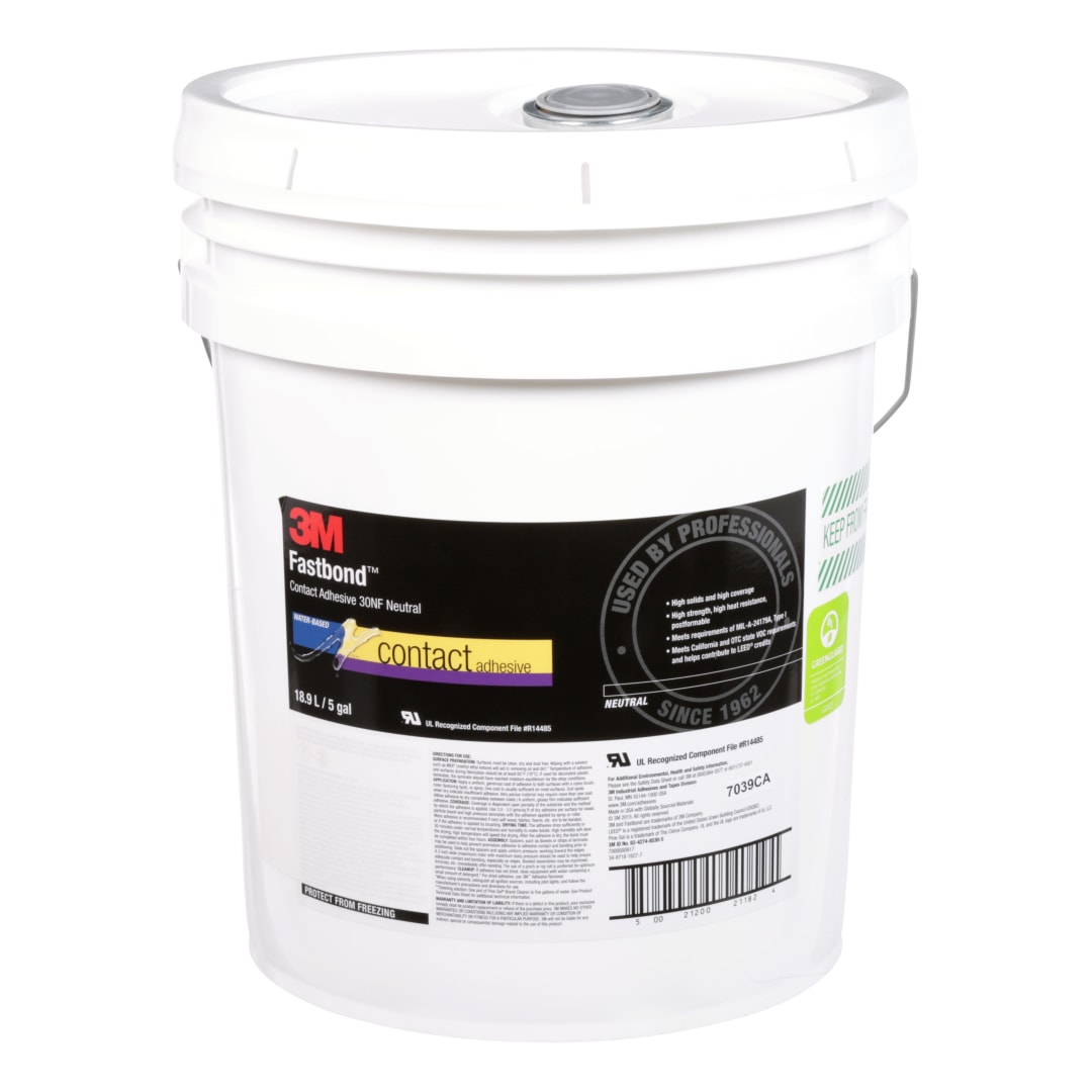 3M™ Fastbond™ Kontakt Yapıştırıcı 30NF, Nötr, 18.9 L