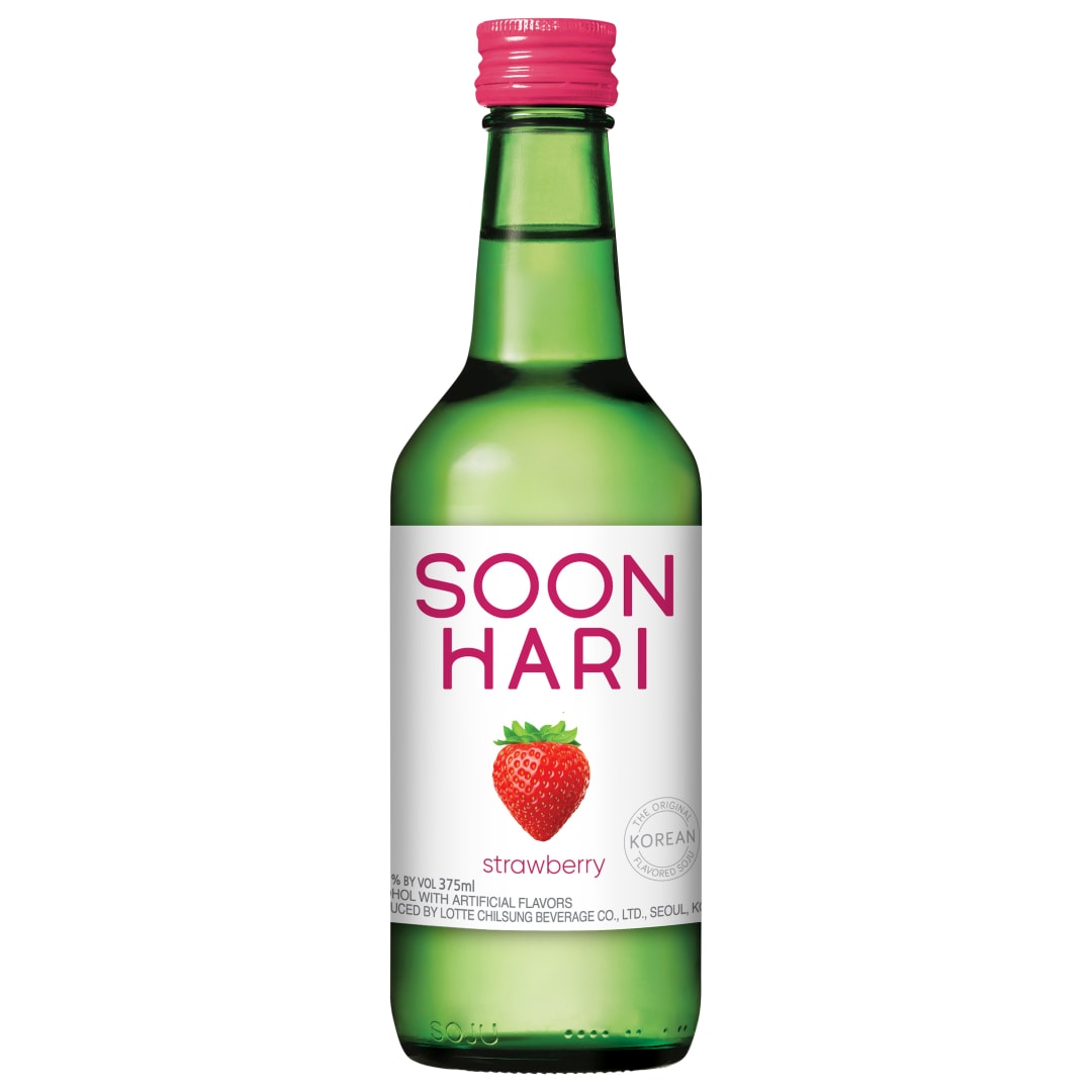 Soonhari Korean Soju Strawberry Non-appellated 375ml