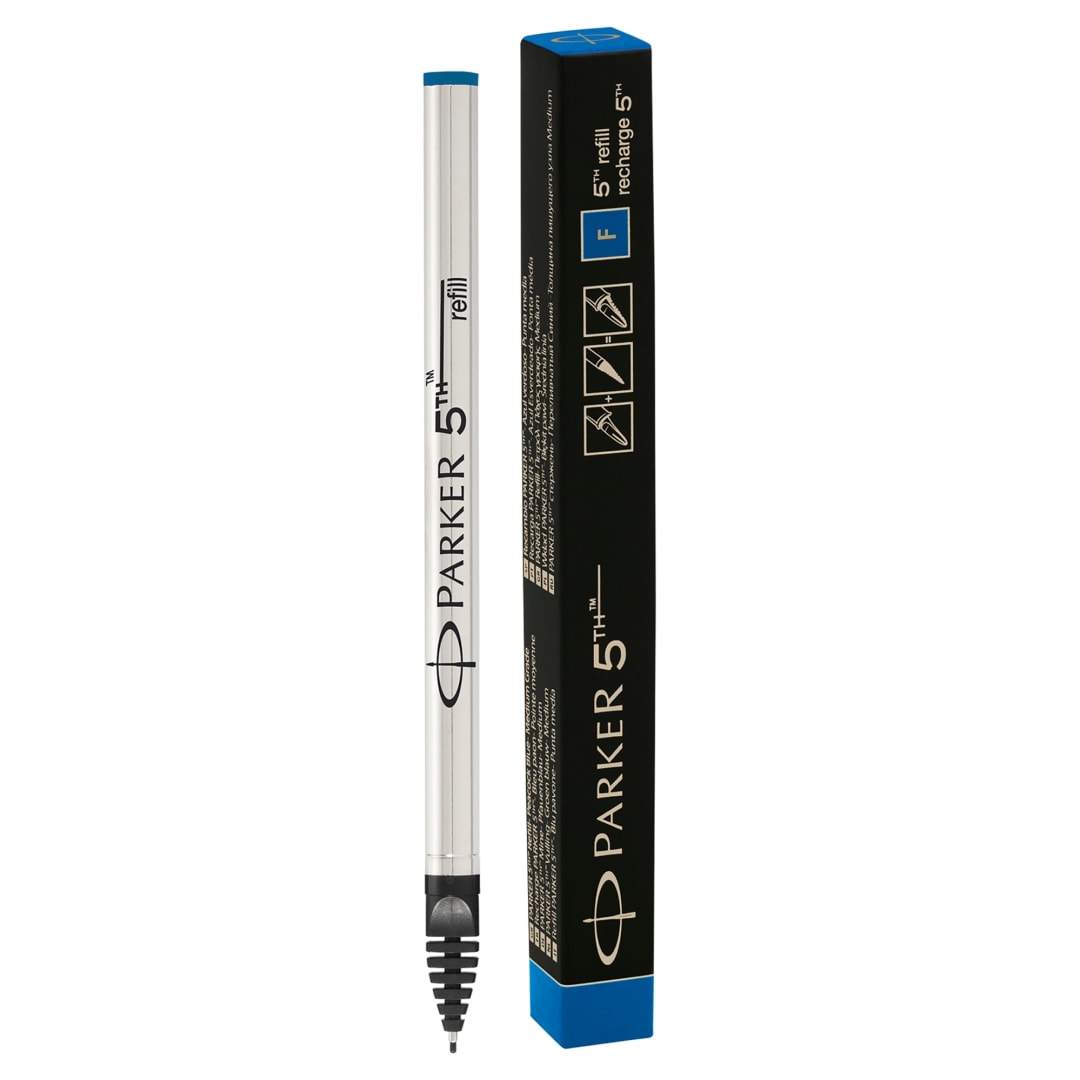 Parker 5th Technology Pen Ink Refill | Fine Point | Blue Ink | 1 Count
