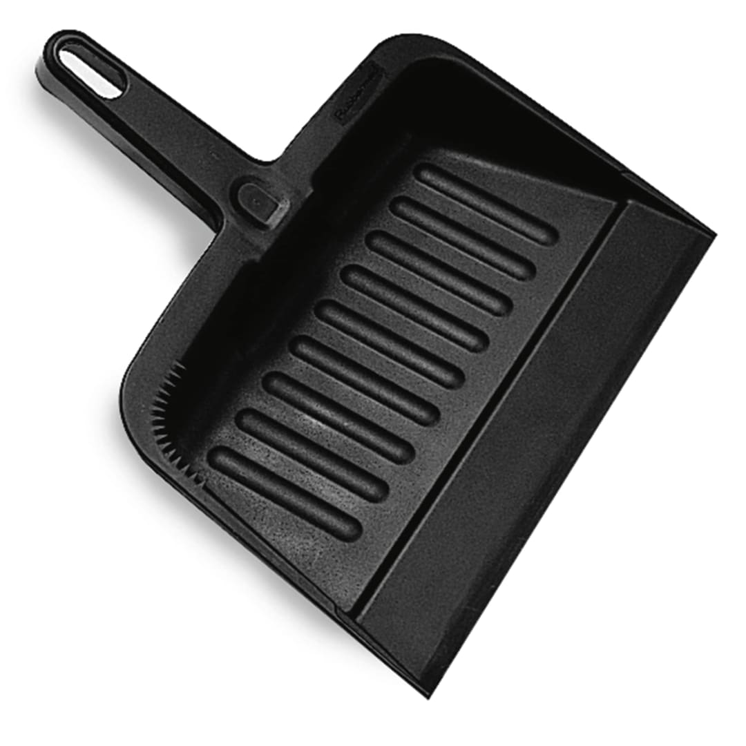 Rubbermaid Commercial Heavy-Duty Dust Pan, Black