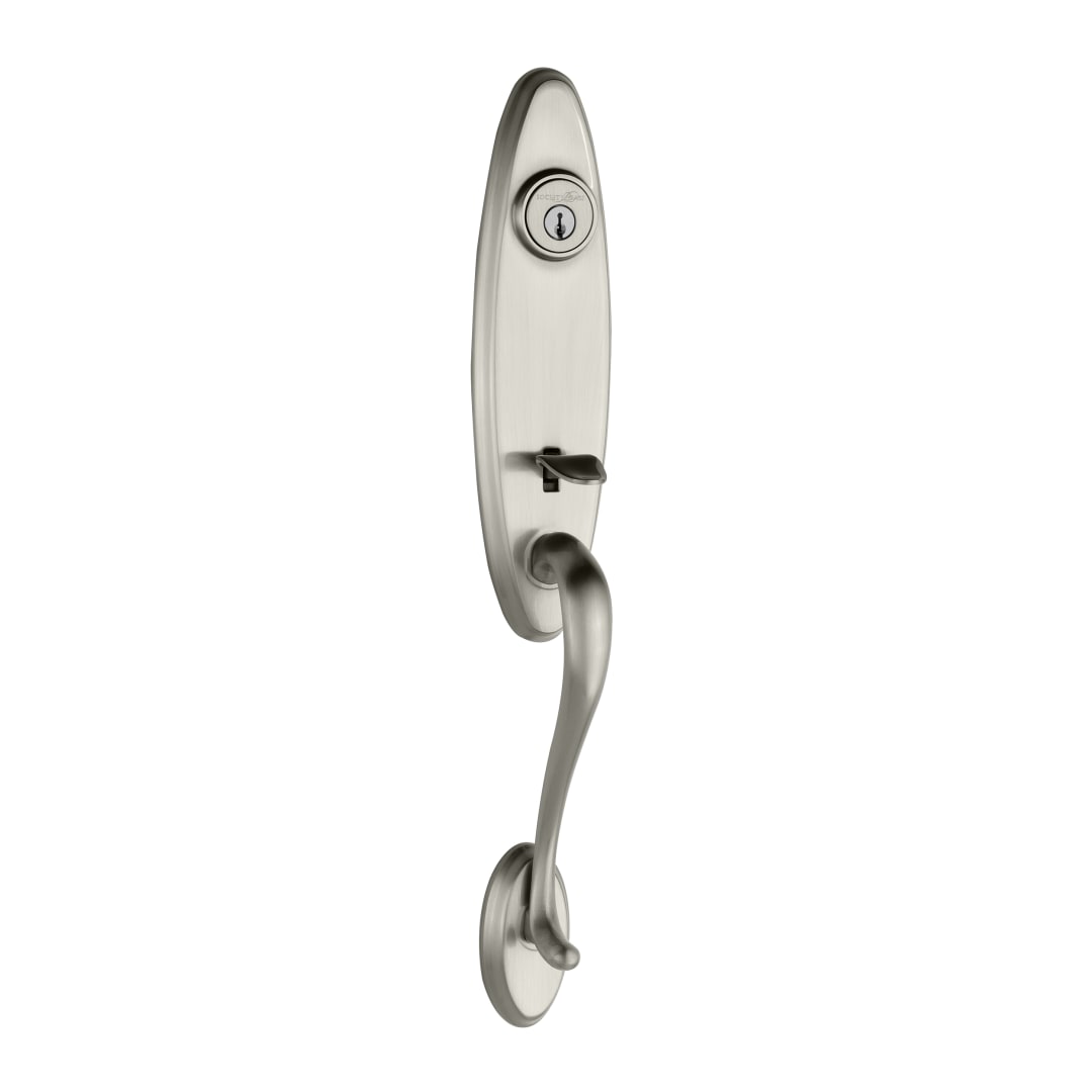 Wellington Single Cylinder Exterior Only Handleset in Satin Nickel