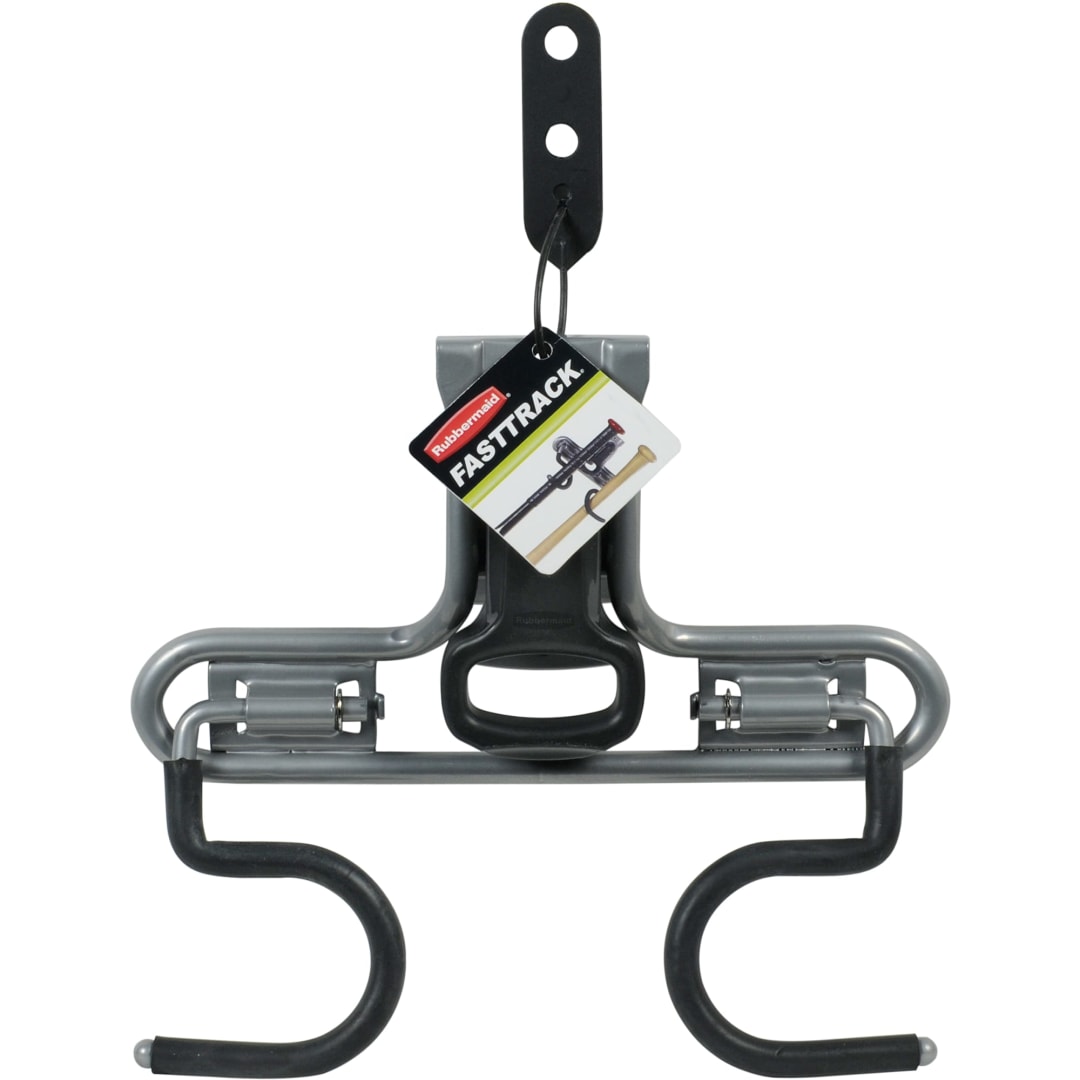 Rubbermaid FastTrack Dual-Handle Hook, Garage Organization, Wall Hangers