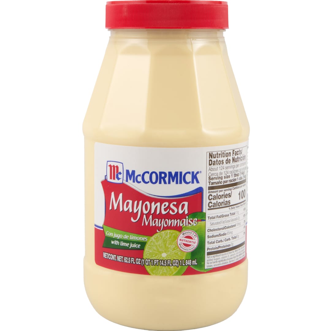 McCormick® Mayonesa (Mayonnaise) With Lime Juice, 62.5 oz