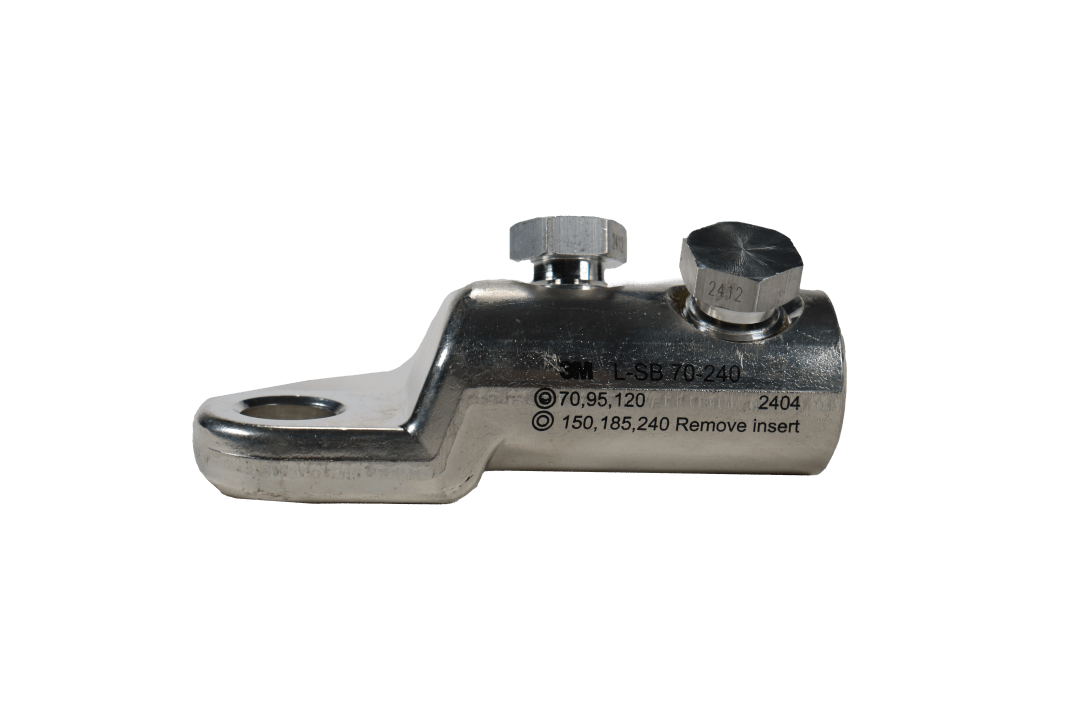 3M™ Mechanischer Scherbolzen-Kabelschuh L-SB, 70-240/2L, 70-240 mm², 12/Packung