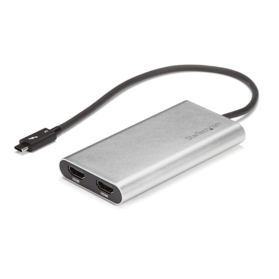 Thunderbolt 3 to Dual HDMI Adapter 4K Windows Mac