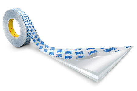 3M™ Çift Taraflı Bant 90775, White, 1200 mm x 50 m, 0.08 mm