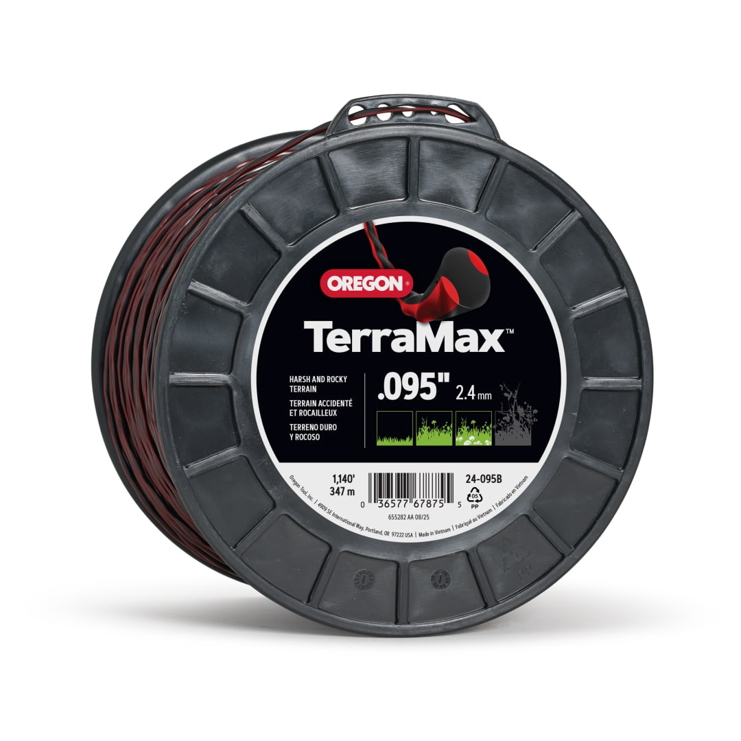 Oregon TerraMax Oval Twist Trimmer Line, 0.095in, 1140ft Spool