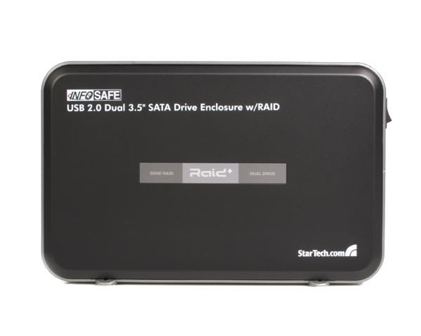 2 Drive USB 2.0 External RAID 0,1 Enclosure
