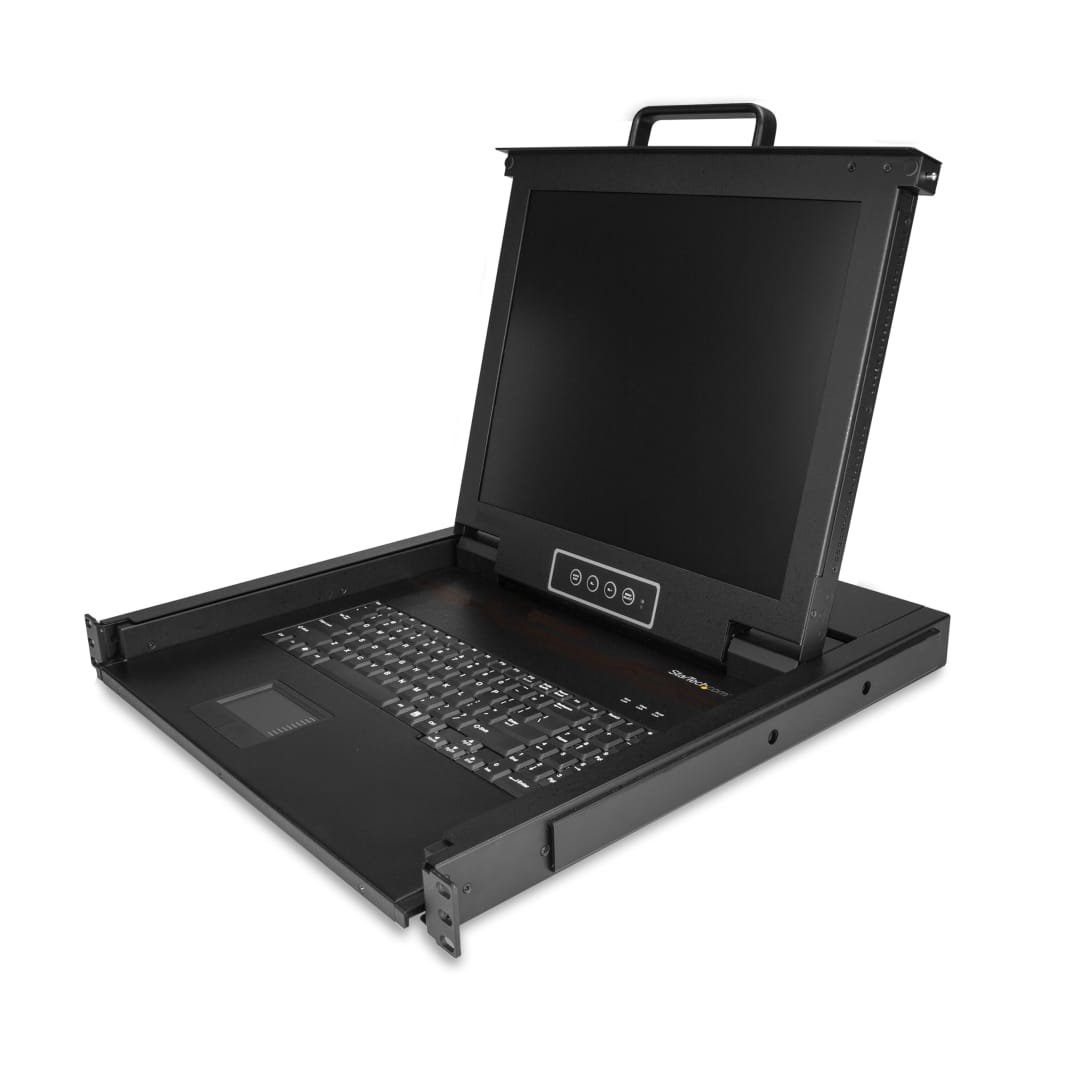 17 in Single VGA port KVM console for server rack