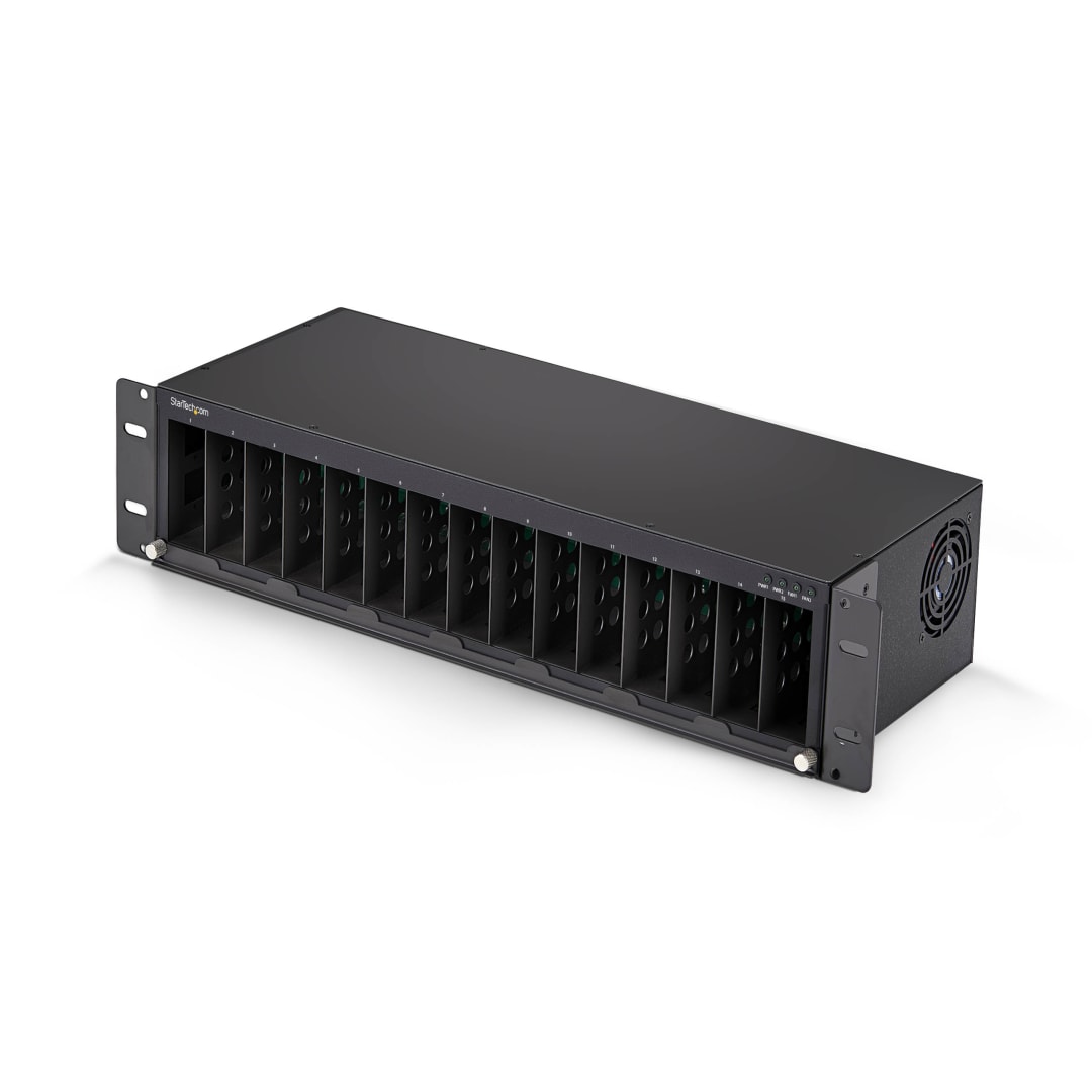 15 17 Slot Unmanaged Media Converter Chassis