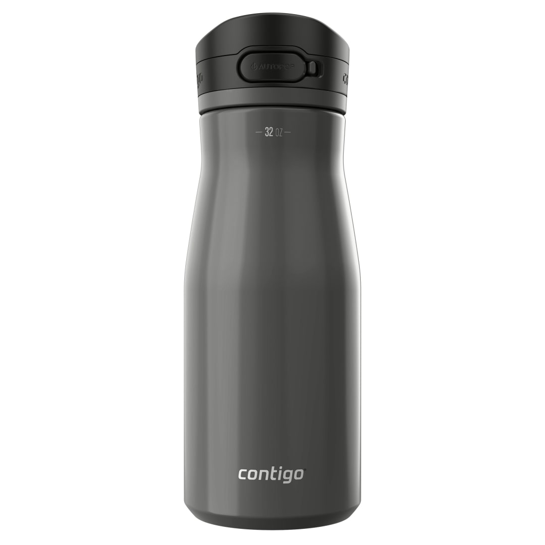Contigo® Botella de Agua Jackson Chill 2.0, de Acero Inoxidable, con Tapa AUTOPOP, 946 ml, Gris