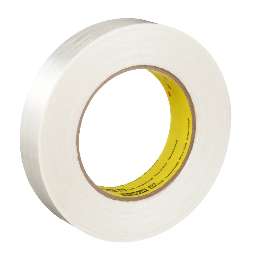Fita de Filamento Scotch® 893 – Transparente, 50 mm x 500 m, 1 unidade