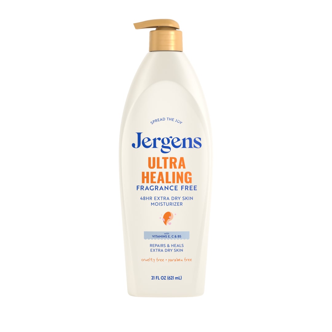 Jergens Ultra Healing Fragrance Free Lotion For Extremely Dry Skin, 21 oz