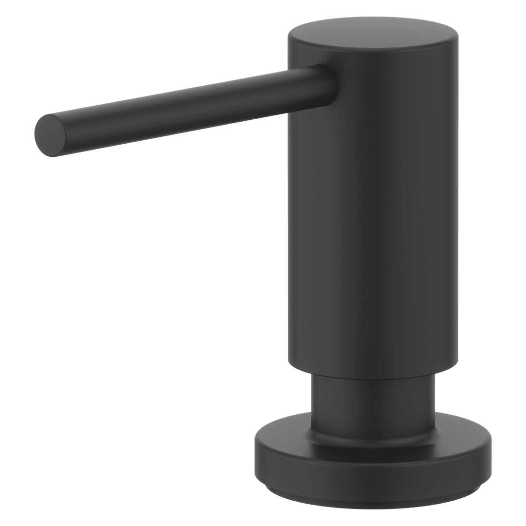 Modern Kitchen Soap Dispenser in Matte Black