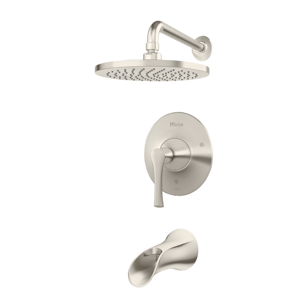 Rhen 1-Handle Tub & Shower Trim in Brushed Nickel