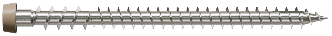 Simpson Strong-Tie DCU234C316TN02 Deck-Drive™ DCU COMPOSITE Screw — #10 x 2-3/4 in. T20, Type 316, Tan 02 (70-Qty) (Pack of 600)