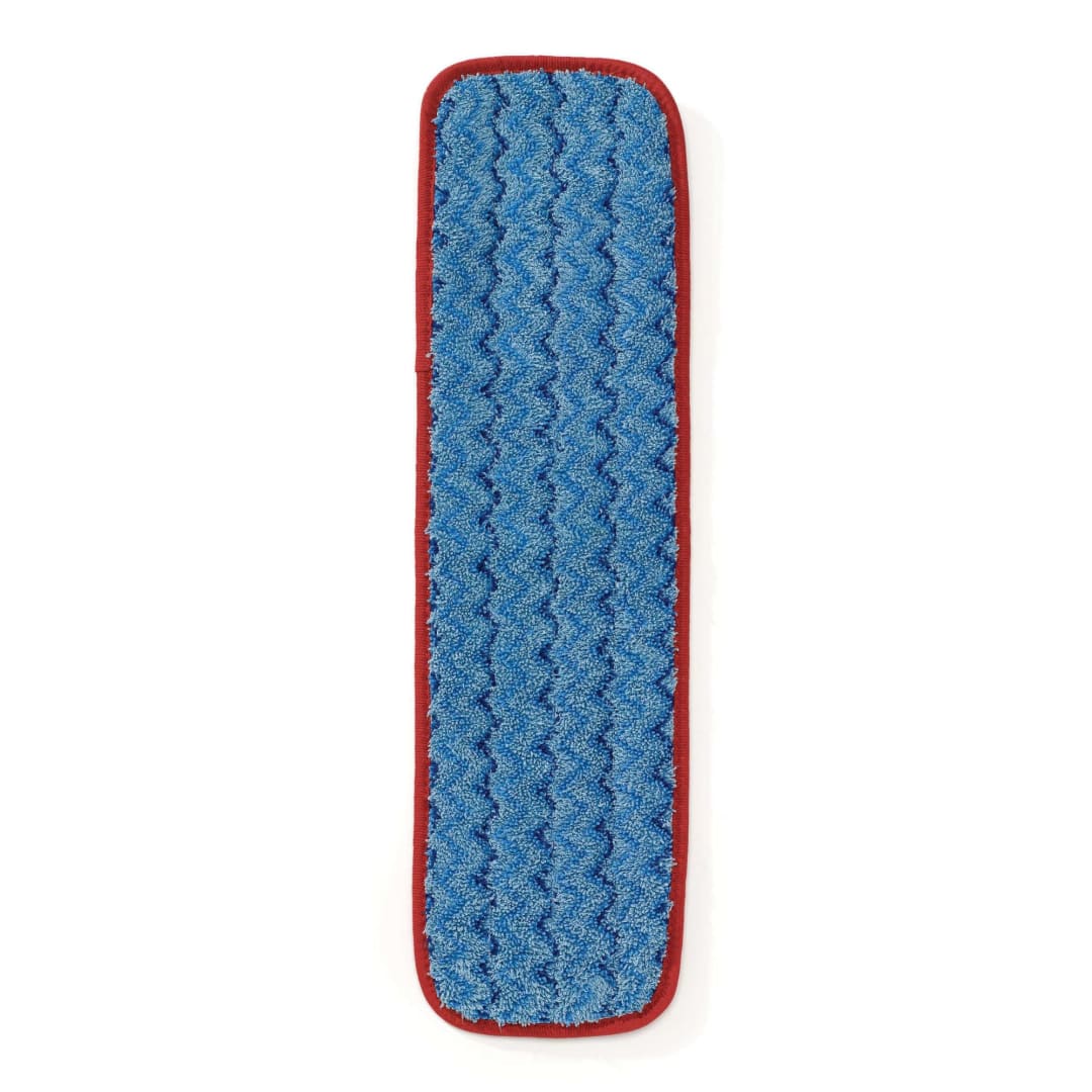 Rubbermaid Commercial Products HYGEN 18" Microfiber Mop Pad, Red