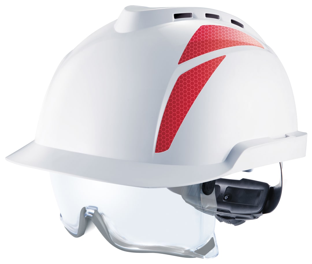 V-Gard® 930 Cascos de seguridad industriales con ventilación y gafas integradas
