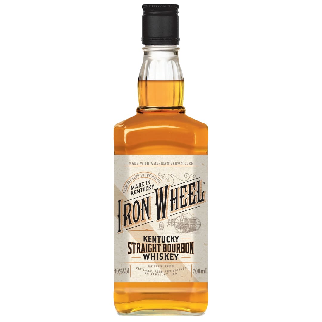 Iron Wheel Kentucky Straight Bourbon Whiskey 700ml 80 Proof