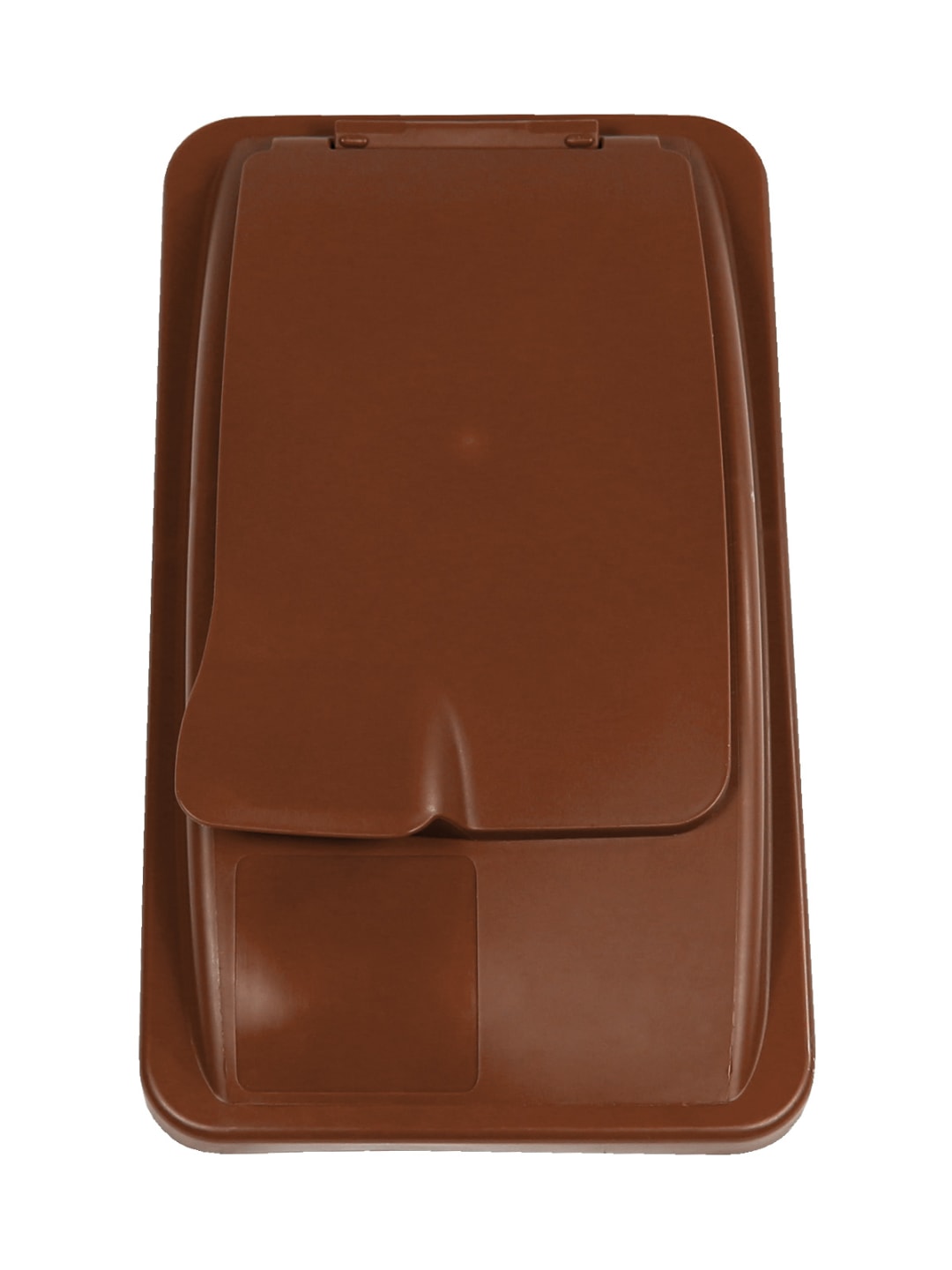 WASTE WATCHER - Single - Lid - Solid Lift - Brown