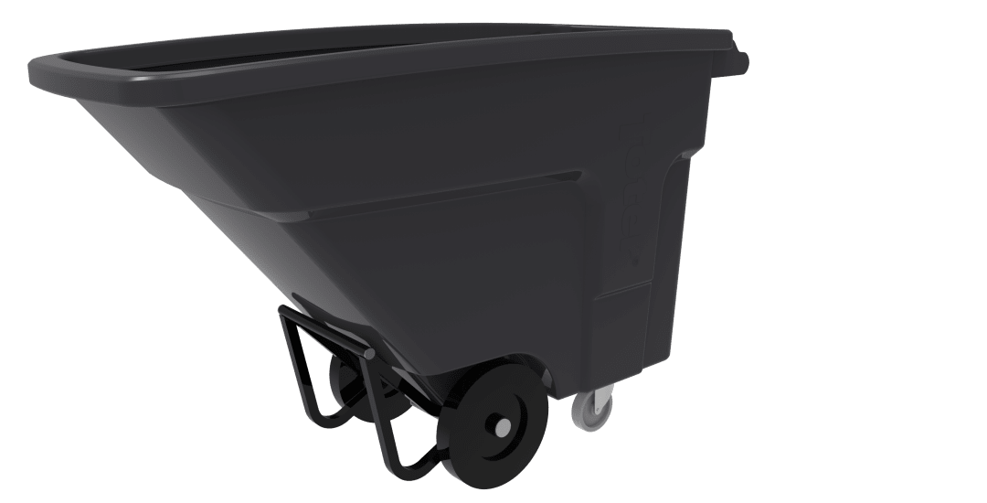 3/4 CUYD STANDARD DUTY NESTABLE UNIVERSAL TILT TRUCK - INDUSTRIAL GRAY