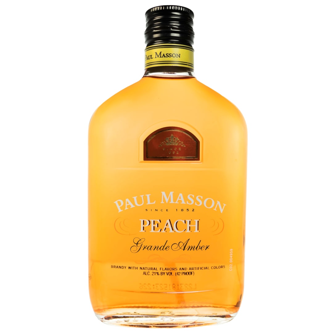 Paul Masson Peach Brandy 375ml 42 Proof