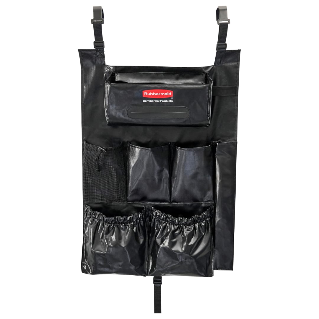 Organisateur de sac pour chariot basculant Rubbermaid Commercial Products, noir