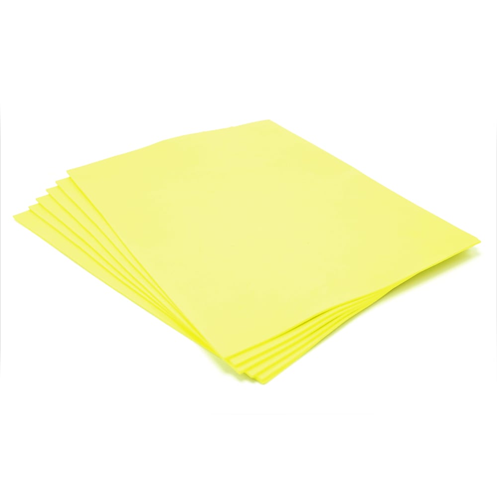 Yellow Craft Foam 9X12" Pack of 18