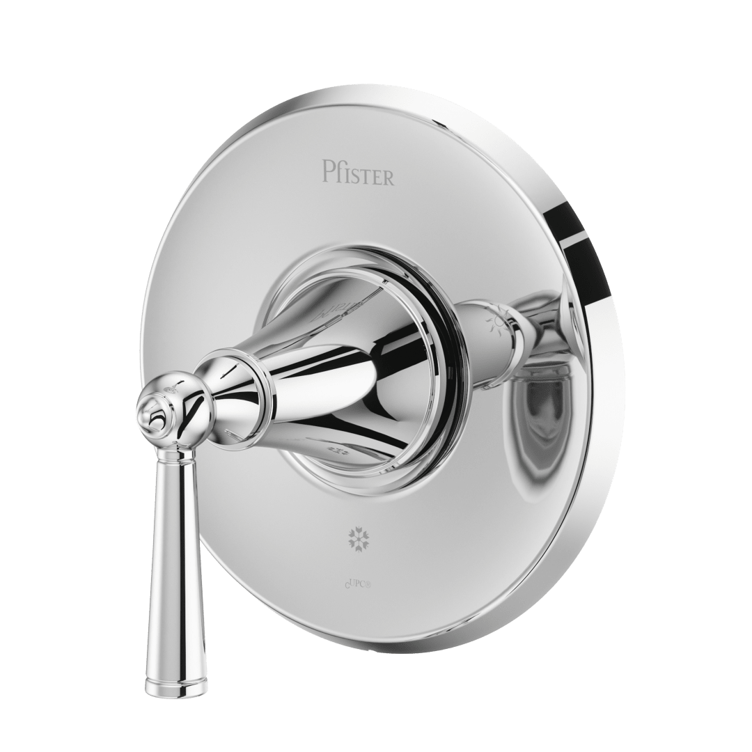 Saxton 1-Handle Tub & Shower Valve Only Trim in Polished Chrome