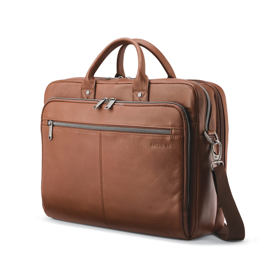 Sam Classic Leather Toploader - Cognac