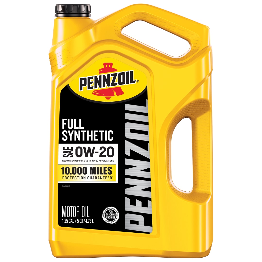Pennzoil Full Synthetic 0W-20 Motor Oil, 5 Quart