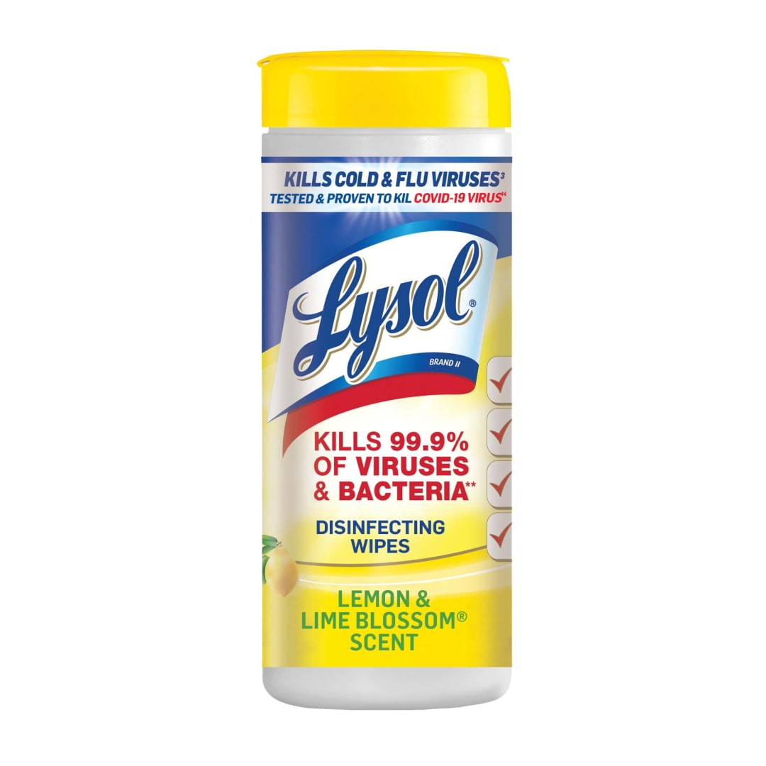 LYSOL® Disinfecting Wipes - Lemon & Lime Blossom® 12/35 ct.