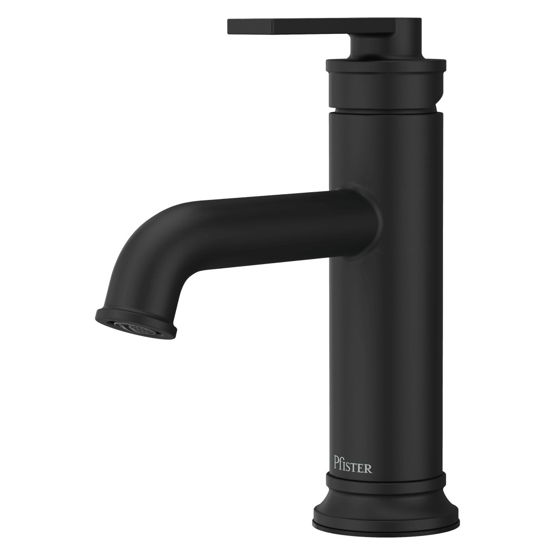 Maritime Single Contol Lavatory Faucet in Matte Black