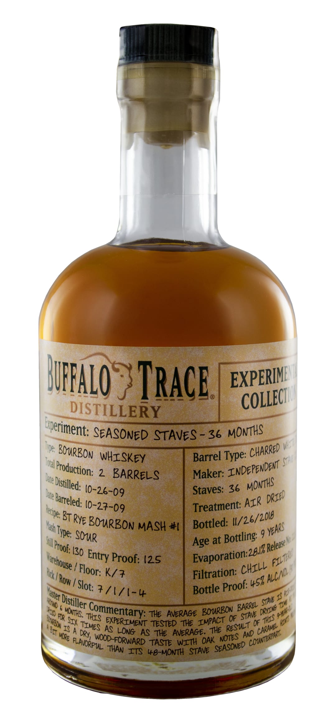 Buffalo Trace Distillery Experiment Collection Bourbon 375ml 90 Proof