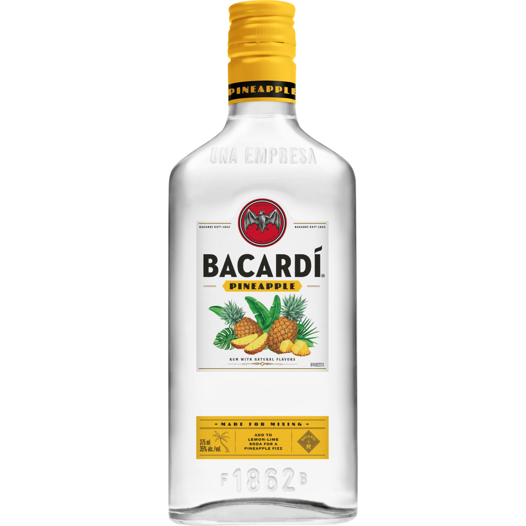 Bacardi Pineapple Rum, Gluten Free 35% 375mL