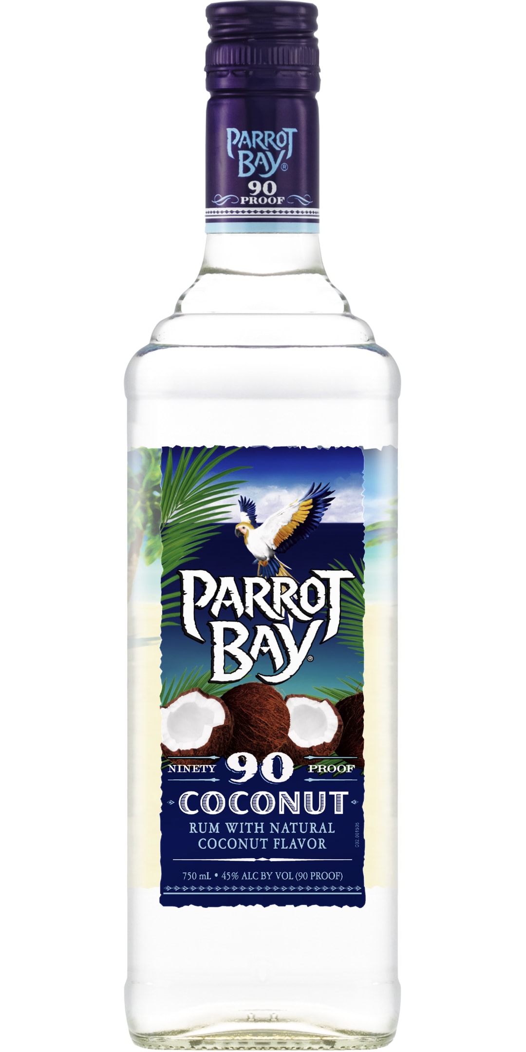 Parrot Bay Coconut Rum 750ml 90 Proof